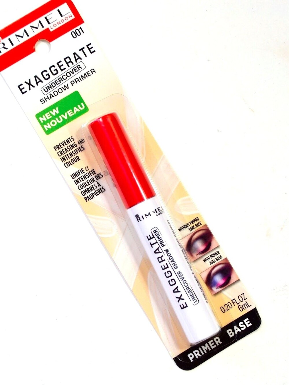 NEW RImmel Exaggerate Undercover Shadow Primer 001